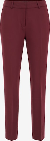 raudona WE Fashion Prigludęs Kelnės su kantu: priekis