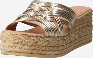 MTNG Pantofle – zlatá: přední strana