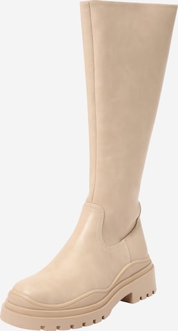 Bottes 'Era' VERO MODA en beige : devant