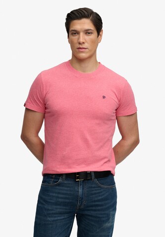 T-Shirt 'Essential' Superdry & Co en rouge : devant