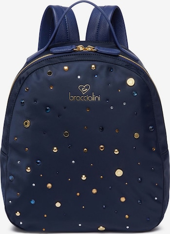 Braccialini Rucksack 'Beth Strass' in Blau: Vorderseite