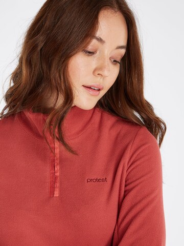 PROTEST Athletic Sweatshirt 'MUTEZ' in Red