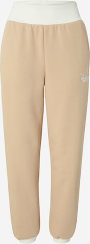 ADIDAS ORIGINALS Tapered Pants 'Cuffed' in Beige: front