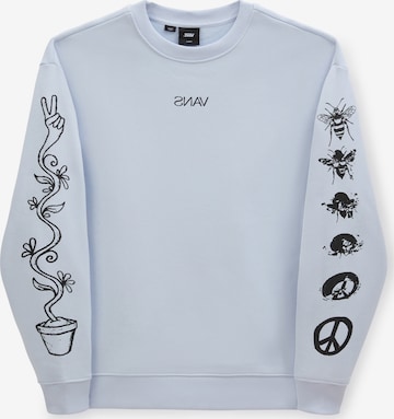 VANS Sweatshirt 'PEACE OS CREW' i blå: forside