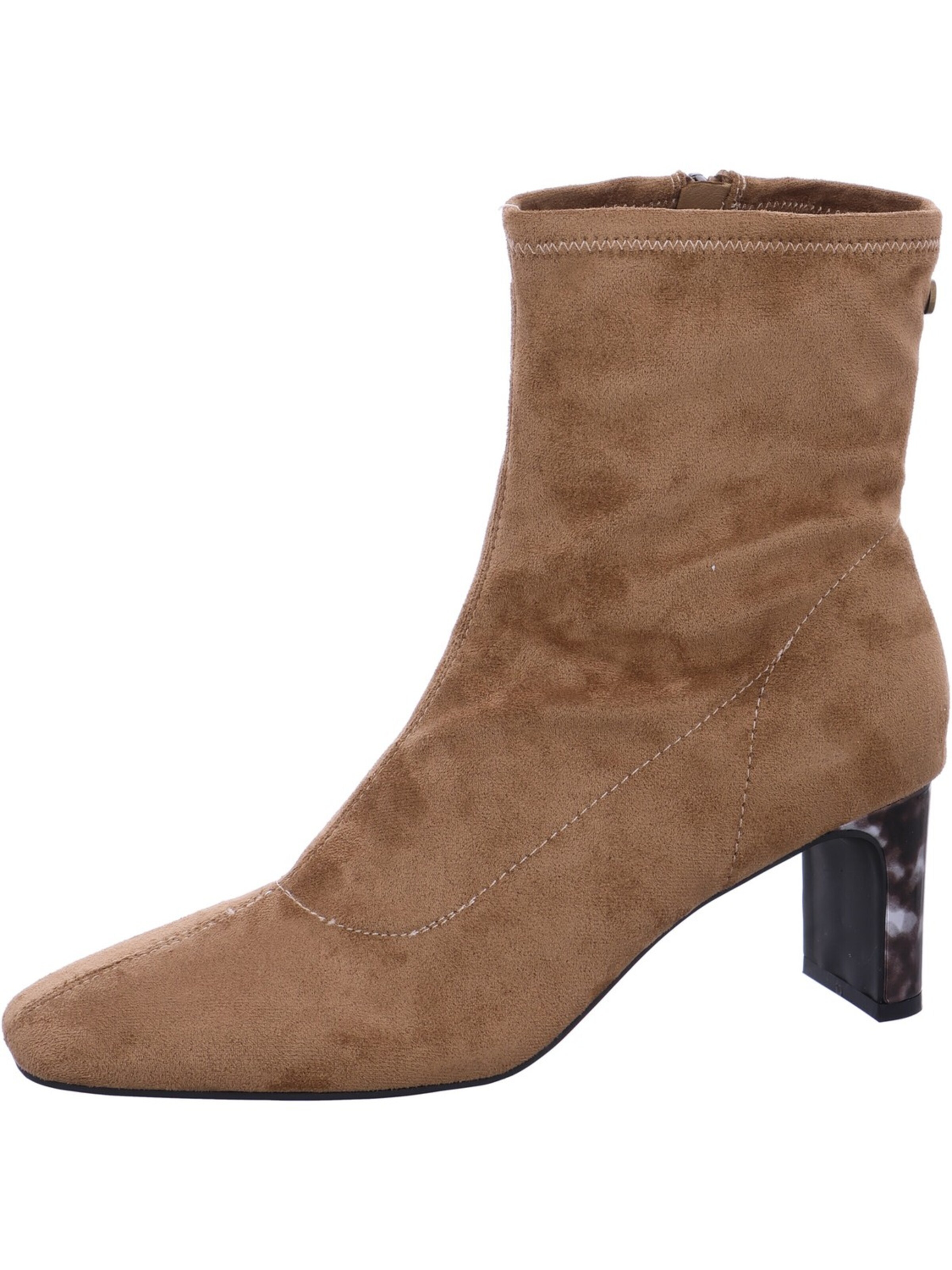 LA STRADA Ankle Boots in Beige: front