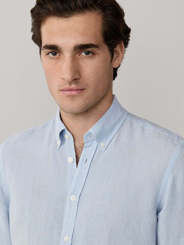 Coupe regular Chemise 'ESS' Hackett London en bleu