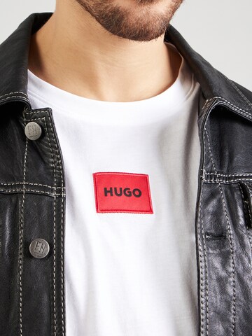 Maglietta 'Diragolino212' di HUGO in bianco