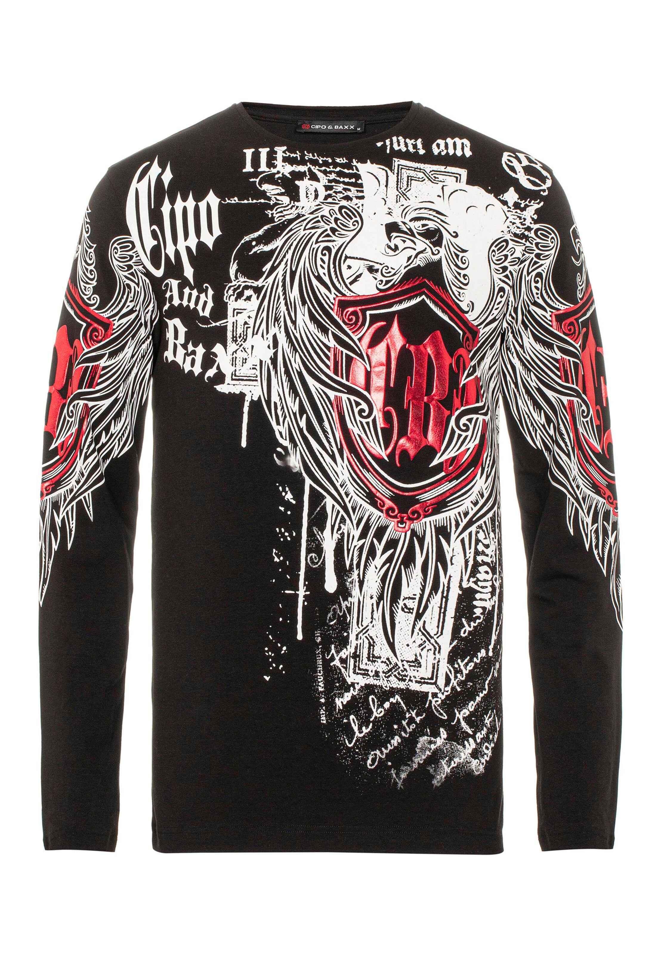 CIPO & BAXX Shirt in Black: front