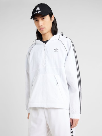 Veste mi-saison ADIDAS ORIGINALS en blanc : devant