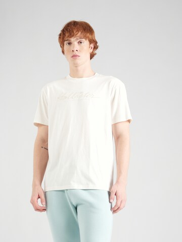 T-Shirt 'TECH' HOLLISTER en blanc : devant