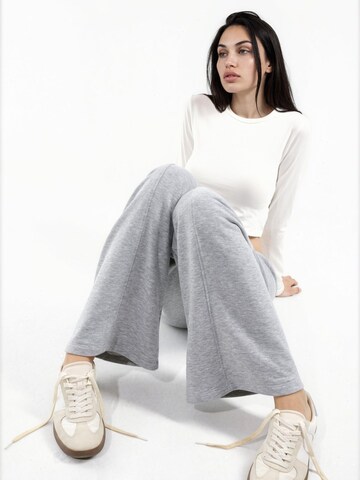 Wide leg Pantaloni sportivi di Hiccup in grigio
