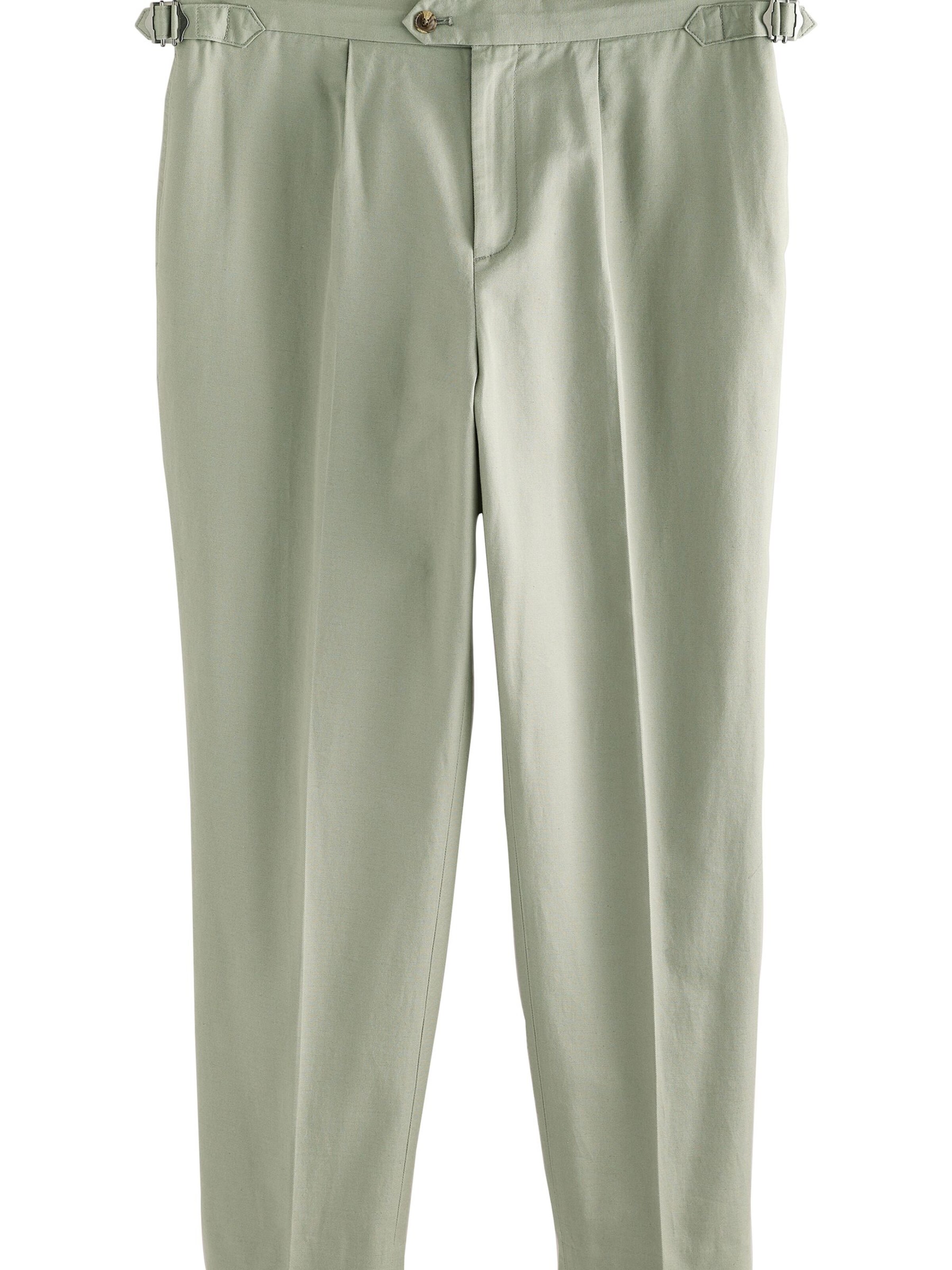 Next Pleat-front trousers in Light green, Item view
