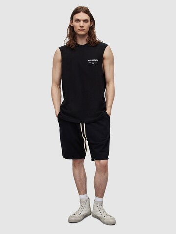 Tricou 'UNDERGROUND' de la AllSaints pe negru