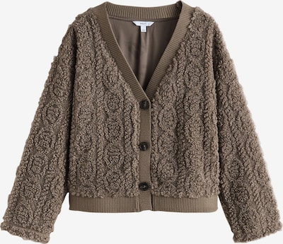 Flisinis džemperis iš Next, spalva – šokolado spalva, Prekių apžvalga