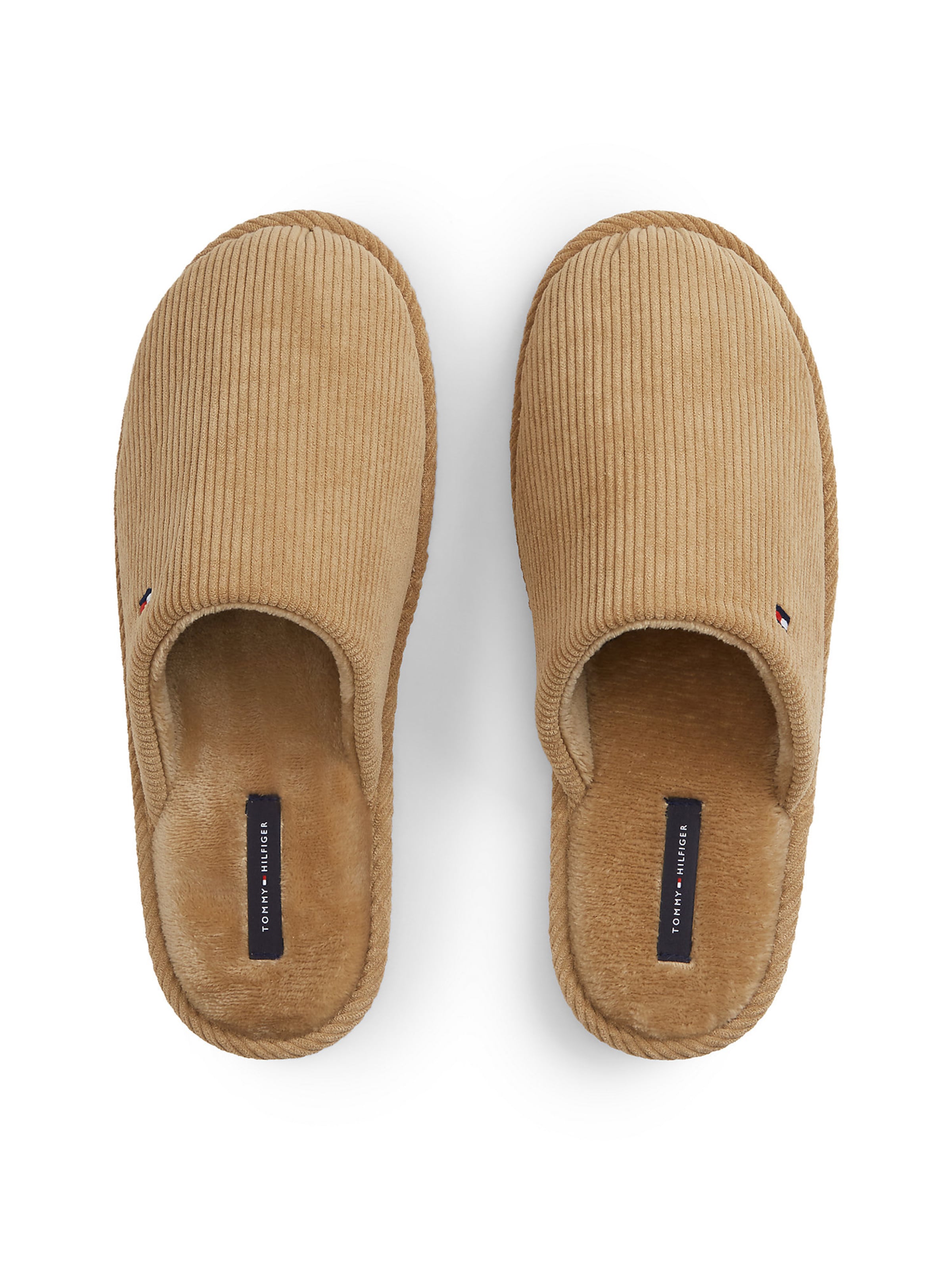 TOMMY HILFIGER Hausschuh in Braun