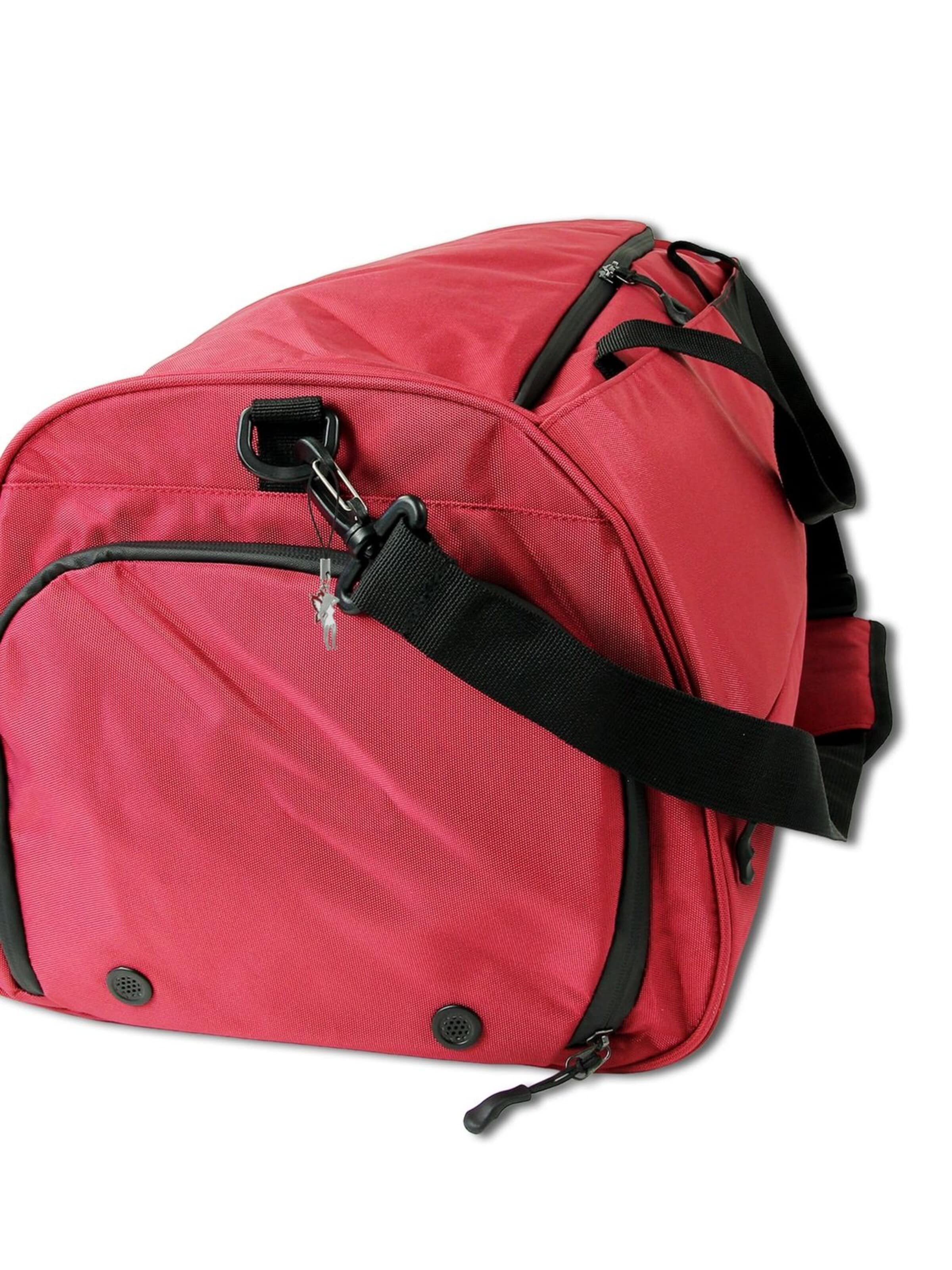 Travel N Meet - Bolsa para gimnasio en rojo