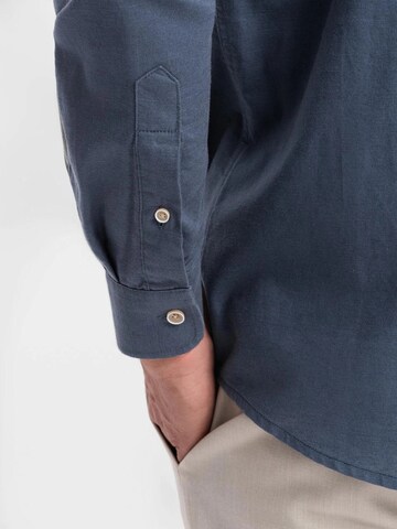 Ombre Regular fit Overhemd in Blauw
