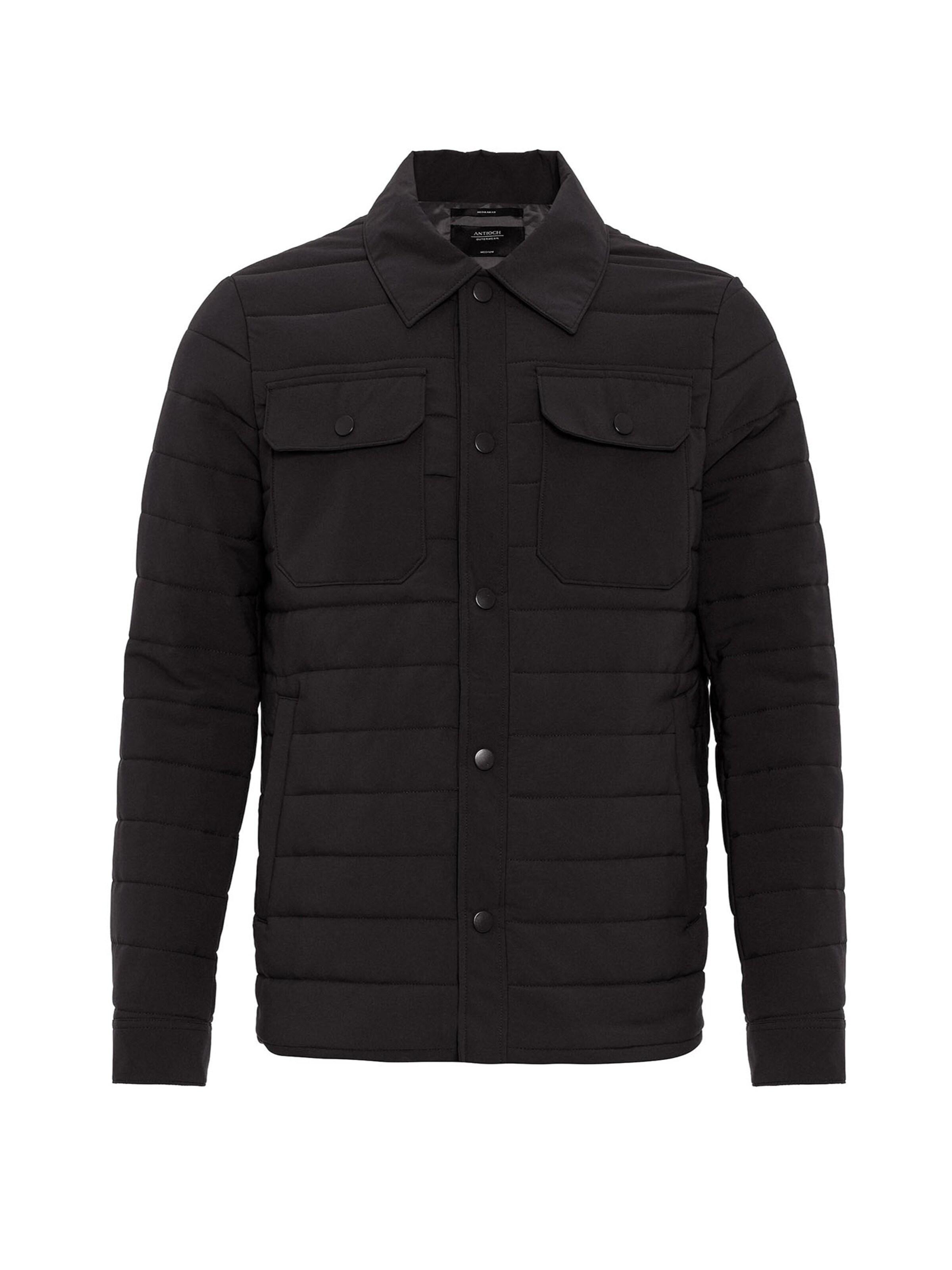 Antioch Between-season jacket in Black: front