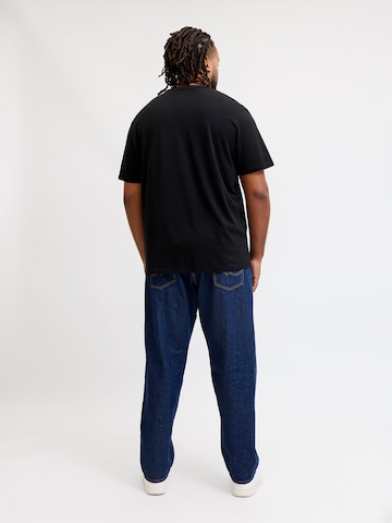 Jack & Jones Plus Футболка 'JJCLEVELAND' в Черный