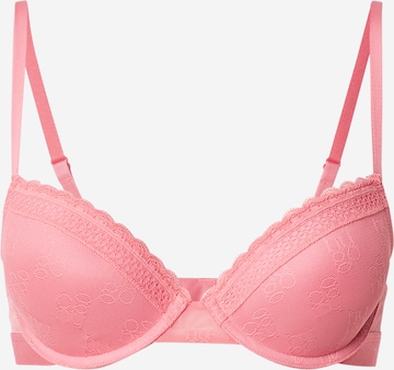 HUGO Бюстгальтер в Ярко-розовый: спереди
