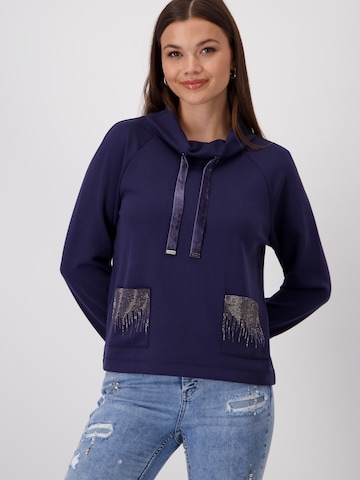 monari Sweatshirt in Blau: Vorderseite