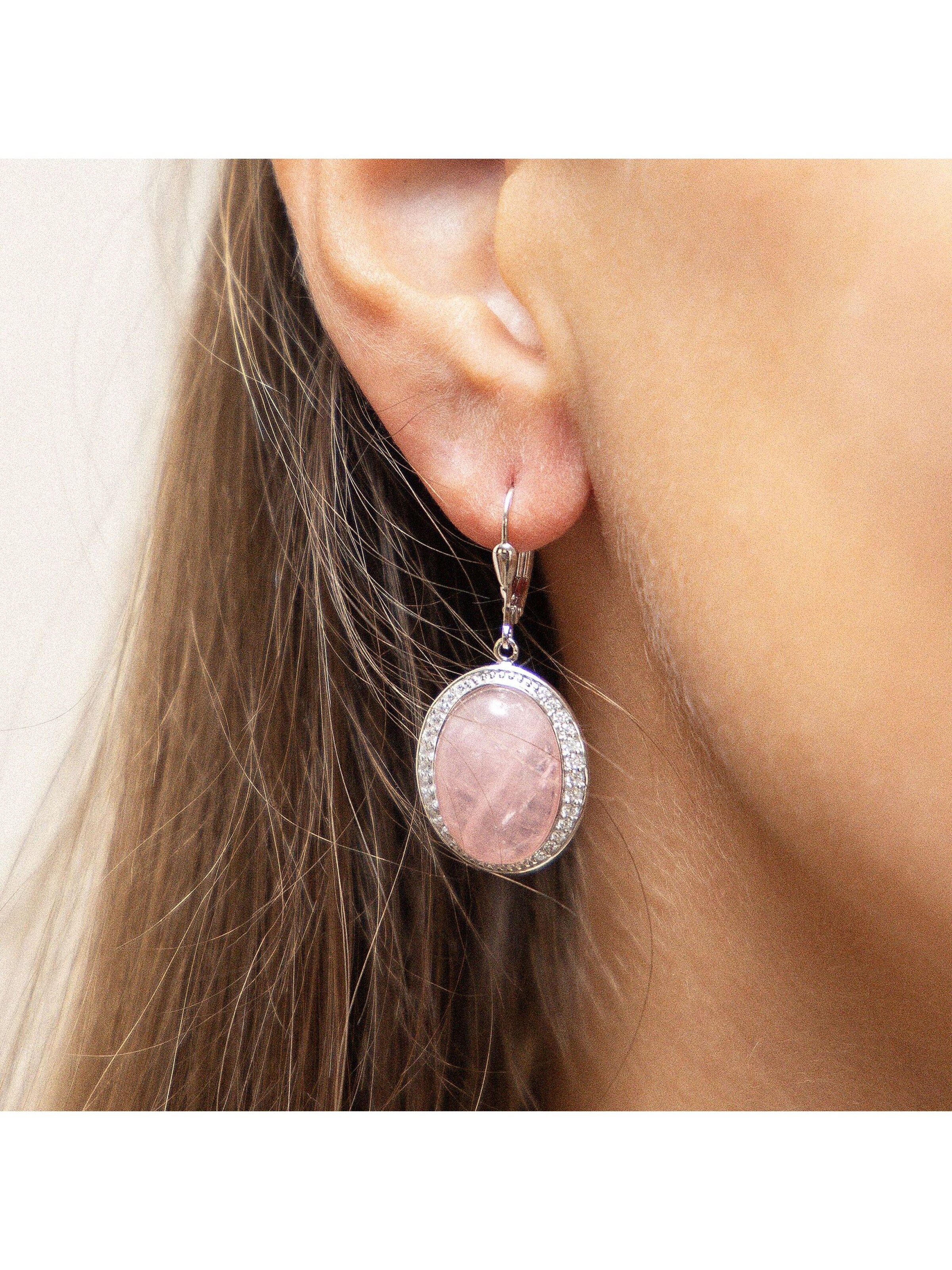 Zeeme Ohrringe in Silber: Vorderseite