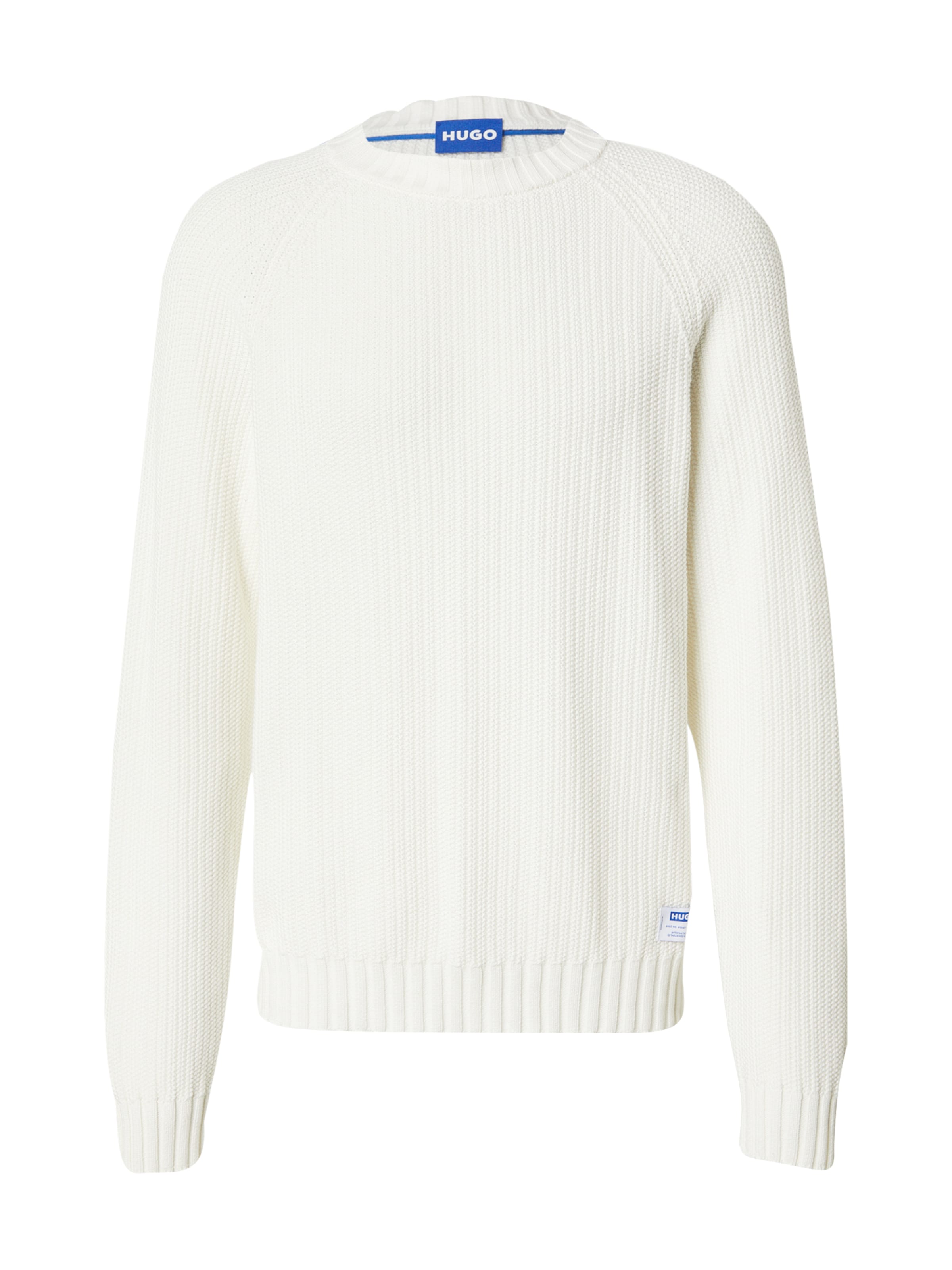 HUGO Sveter 'Sonnee' - Biela: predná strana
