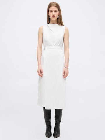 BOSS Jurk 'Emiaky' in Wit: voorkant