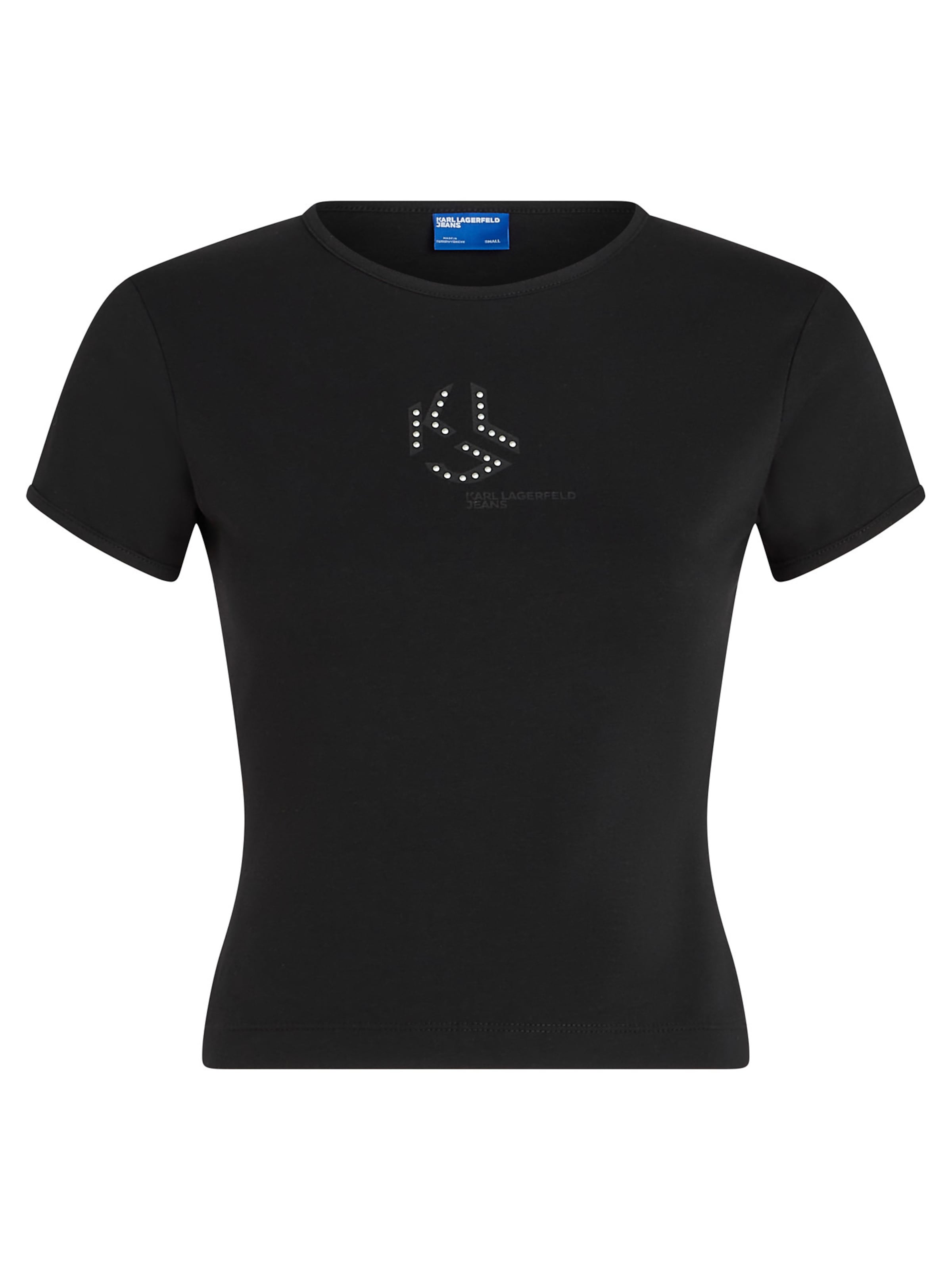 KARL LAGERFELD JEANS T-Shirt in Schwarz: Vorderseite