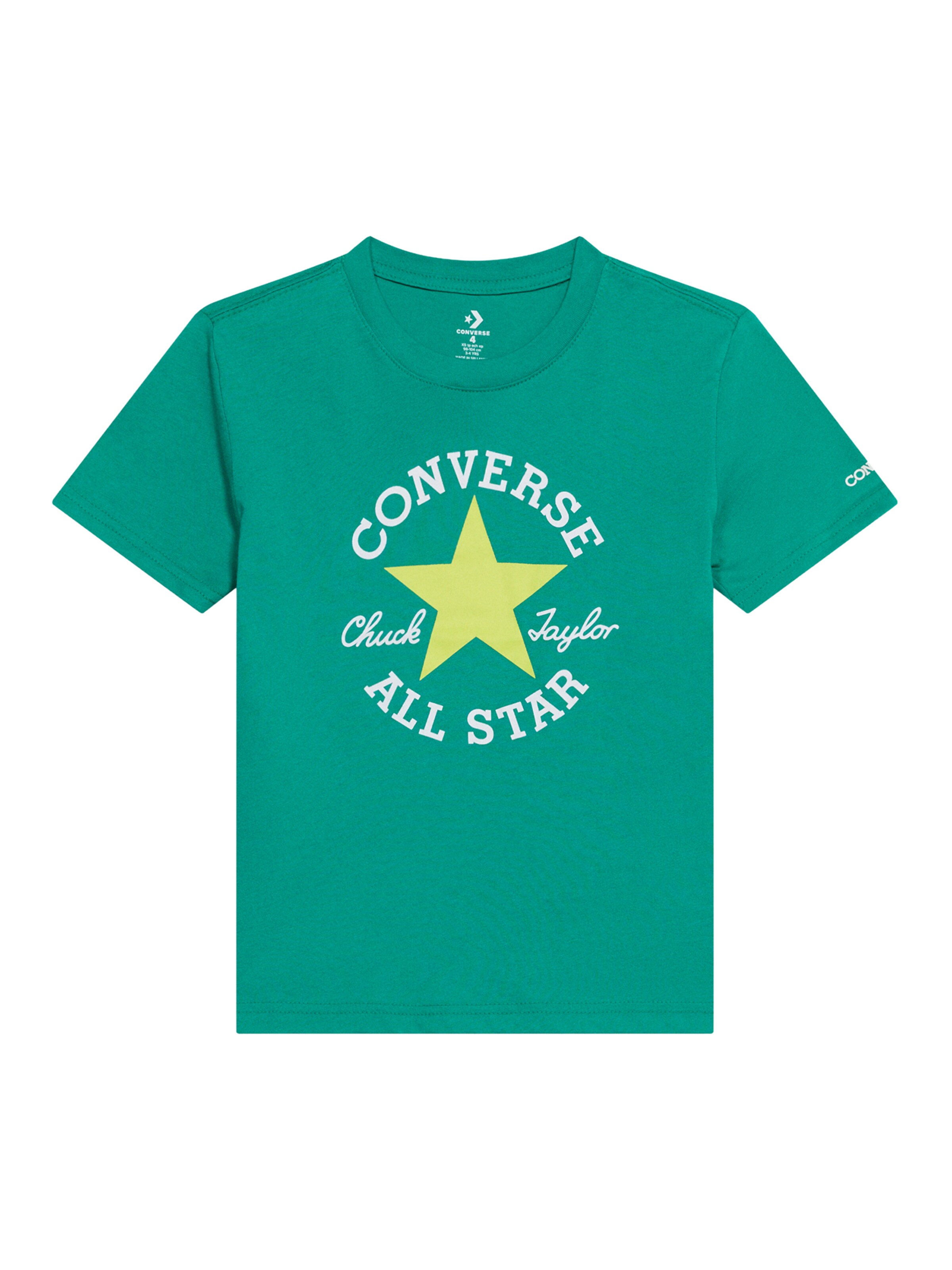 CONVERSE Футболка 'DISSECTED CHUCK' в Зеленый: спереди