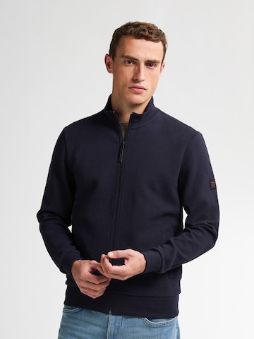 Petrol Industries Knit Cardigan 'Bighorn' in Blue: front