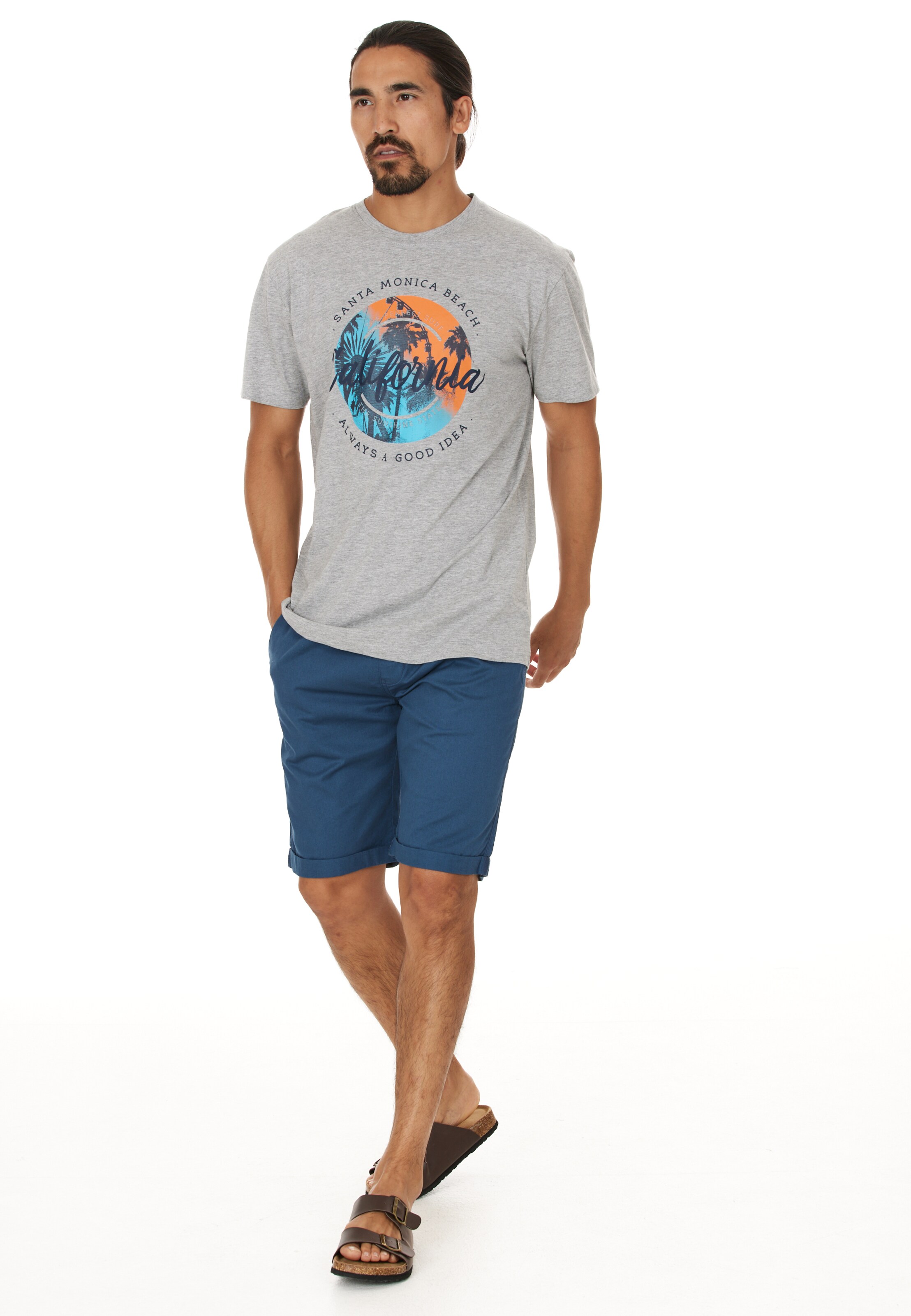 Cruz Funktionsshirt 'Edmund' in Grau