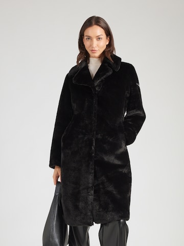 Frieda & Freddies Between-Seasons Coat in Black: front