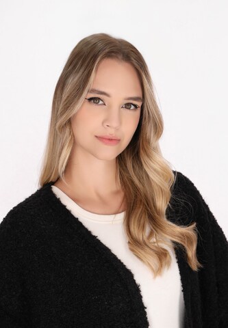 myMo ROCKS Gebreid vest in Zwart