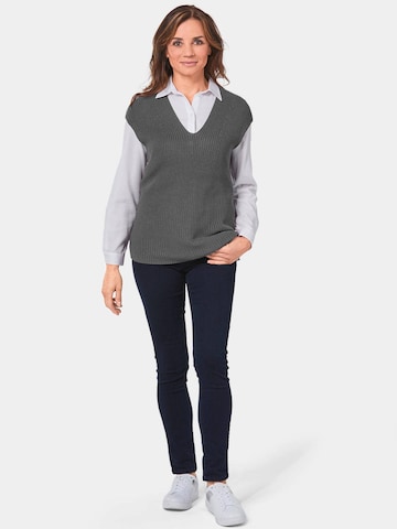 Goldner Gebreide bodywarmer in Grijs