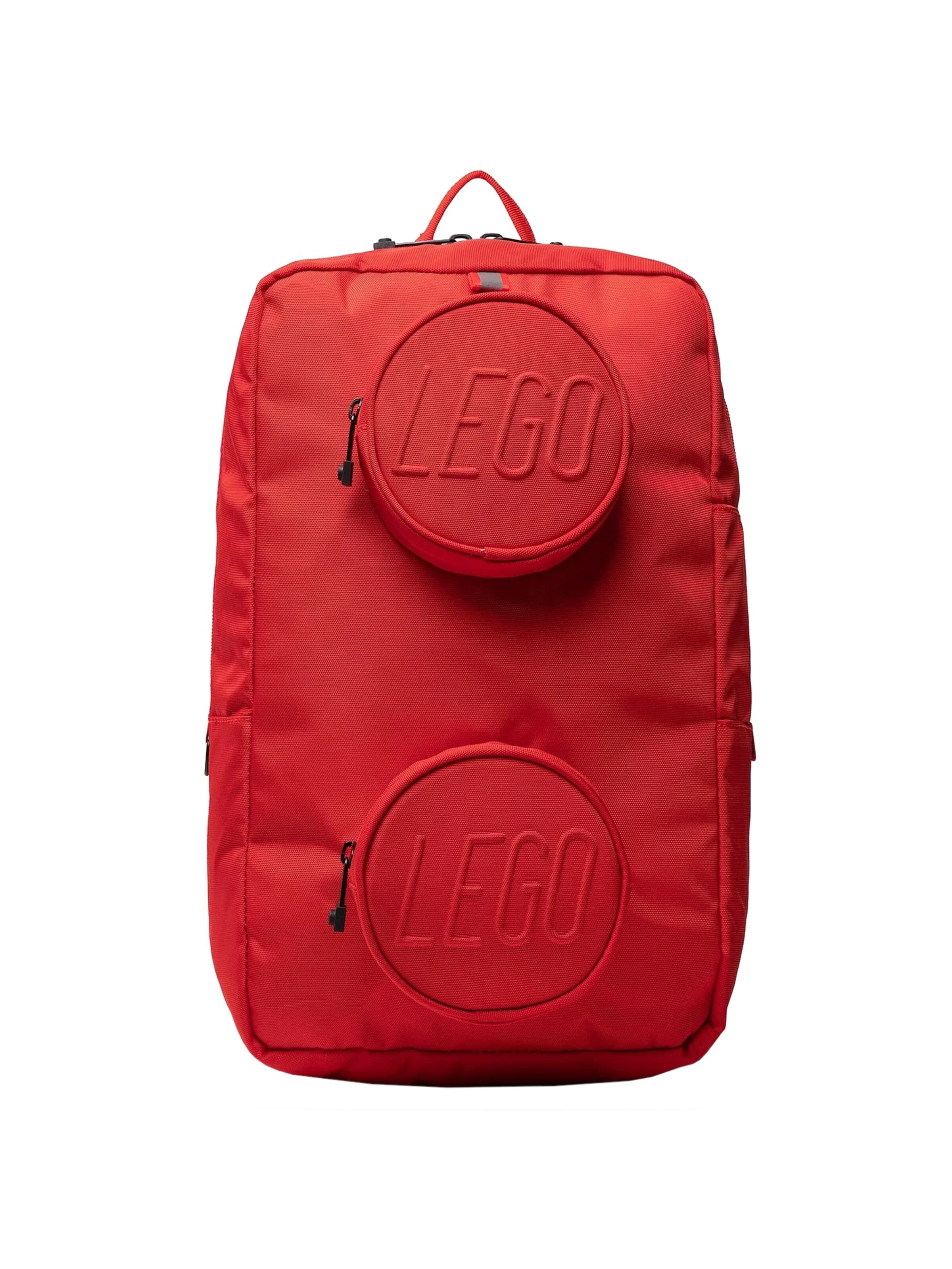 LEGO Backpack 'Brick' in Red: front