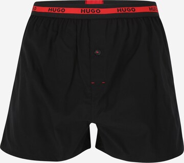 HUGO Red Boxer shorts in Black: front