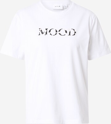 VILA Majica 'VINORA' | bela barva: sprednja stran