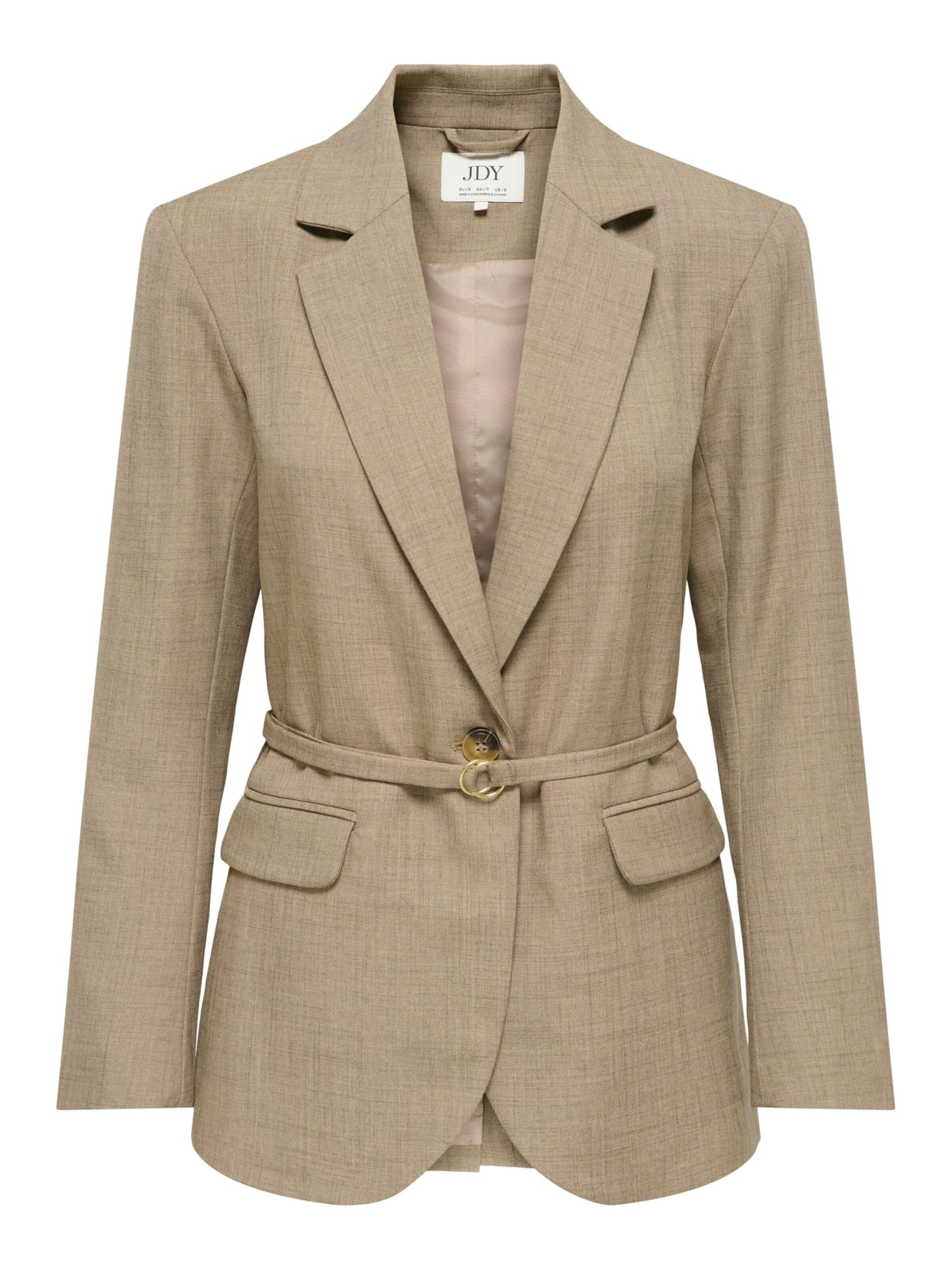 Jaqueline de Yong Blazer 'Haze' in Brown: front