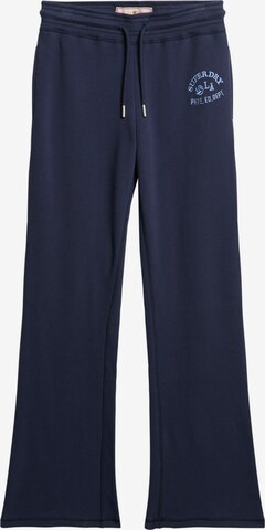 Superdry Pants in Blue: front