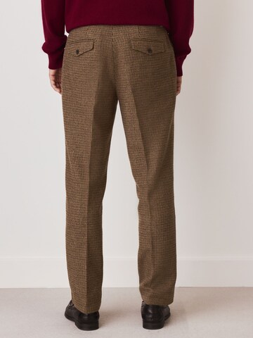 Regular Pantalon à plis Next en marron
