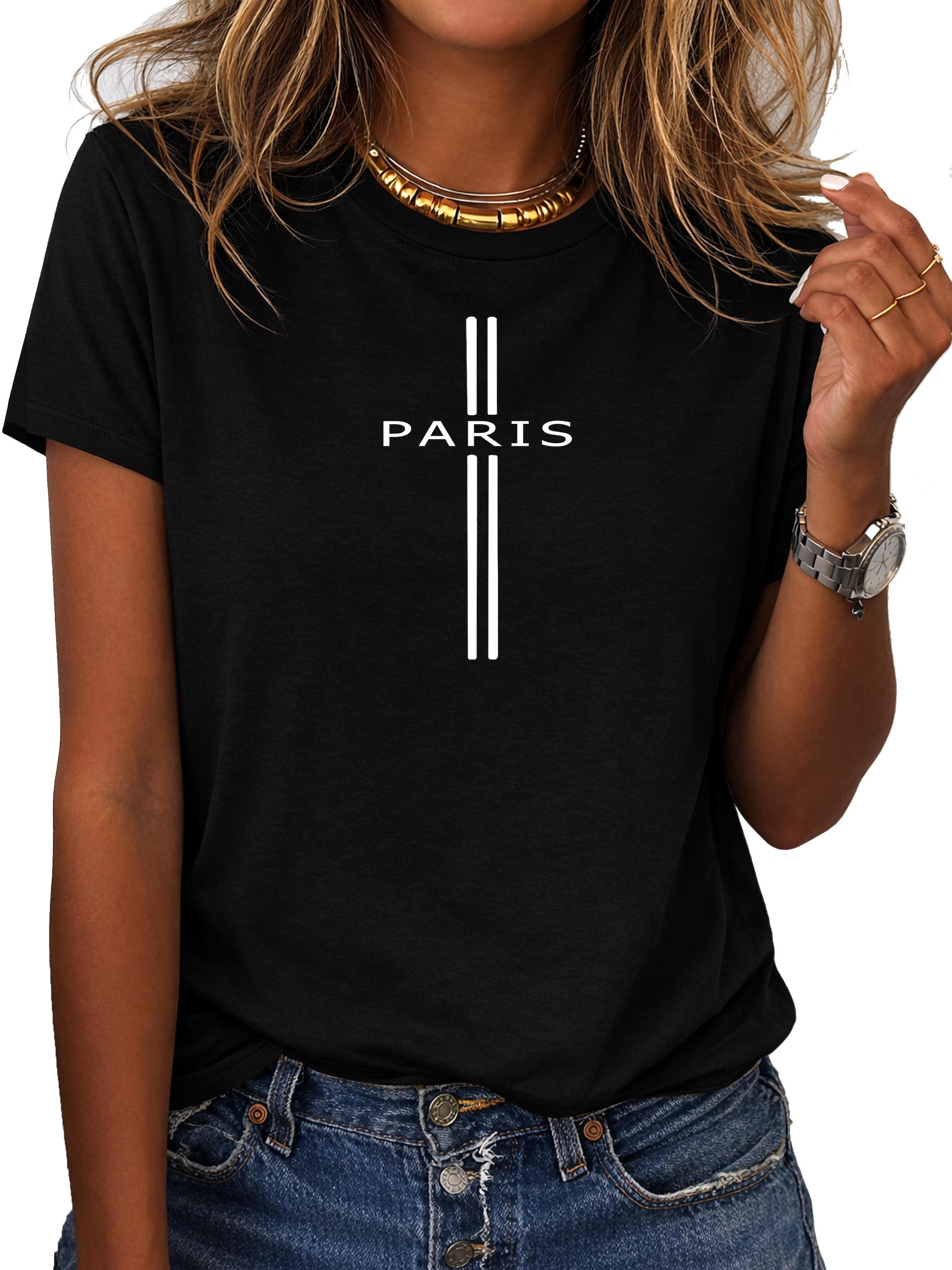 RMK Shirt 'Paris'‌‌‌‌‌‌‌‌‌‌ in Schwarz