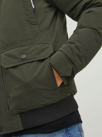 Jack & Jones Junior Winter Jacket 'WINNER' in Green