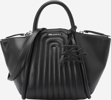 Borsa a mano di Karl Lagerfeld in nero: frontale