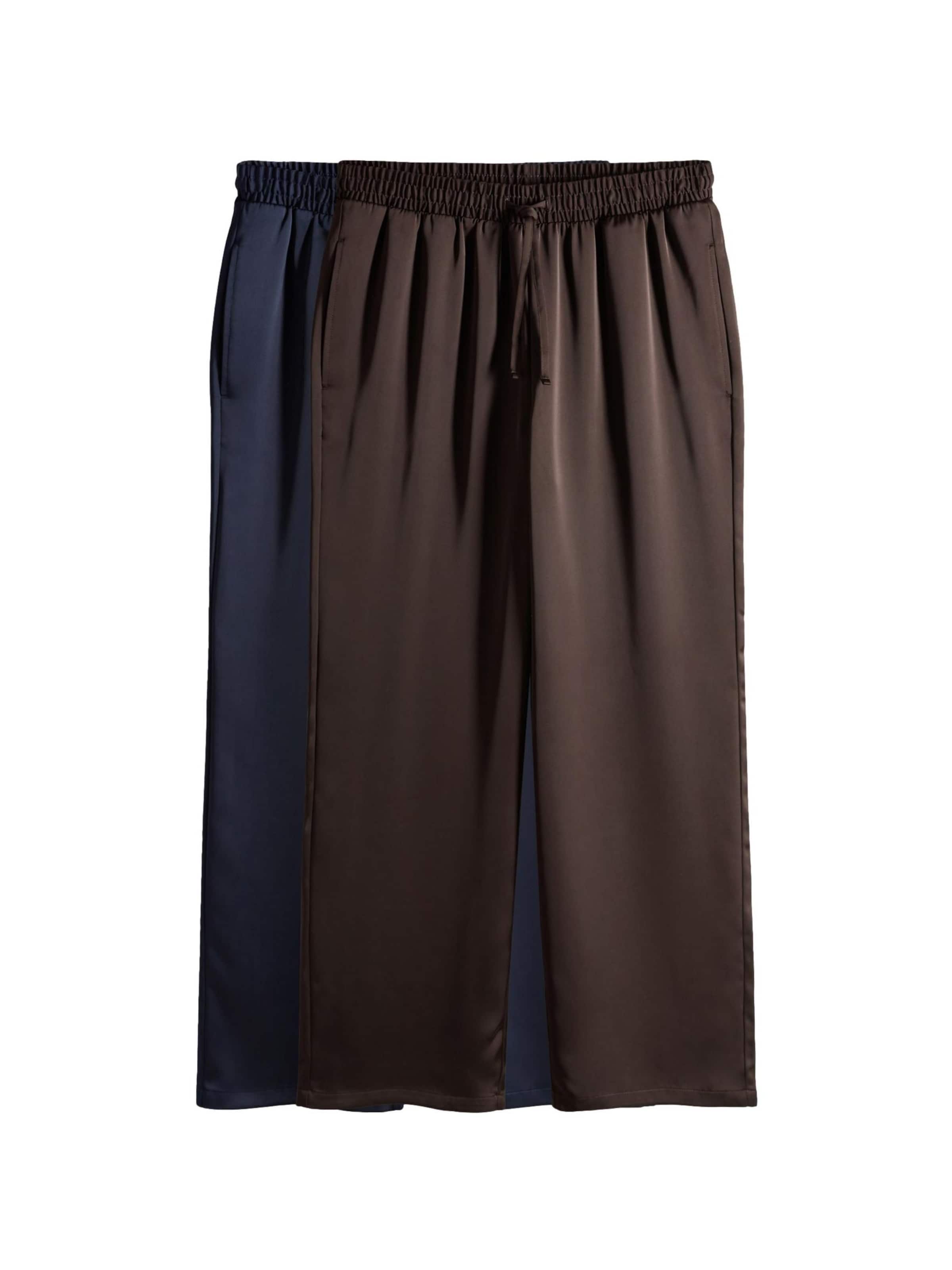 The Set Kalhoty - námořnická modř / čokoládová, Produkt