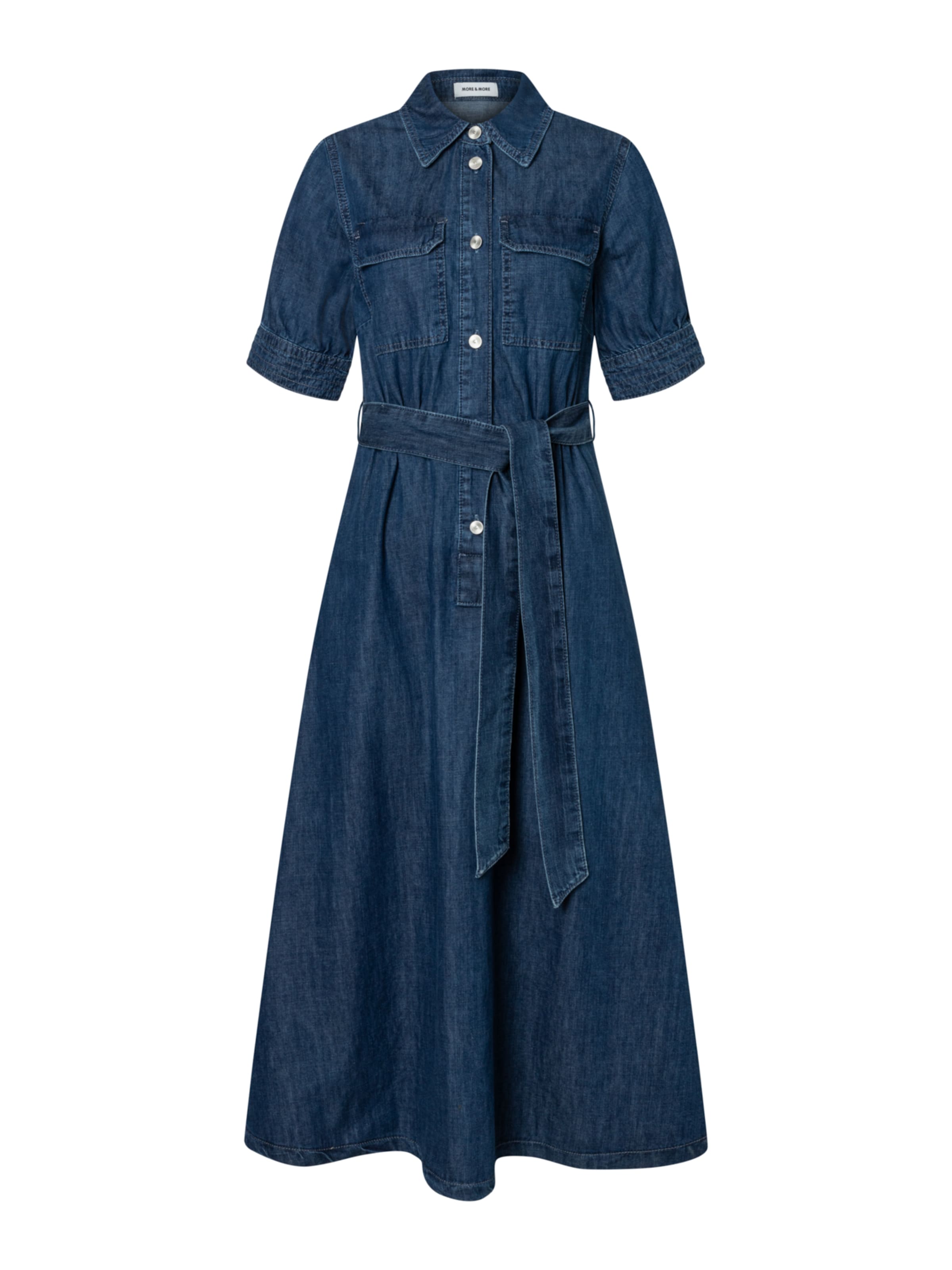 MORE & MORE Dress in Blue: front