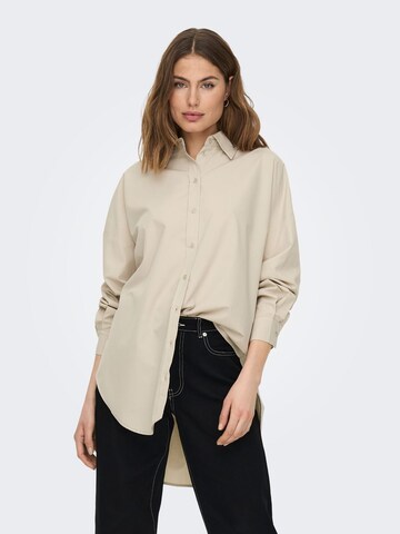 ONLY Blouse in Grijs: voorkant