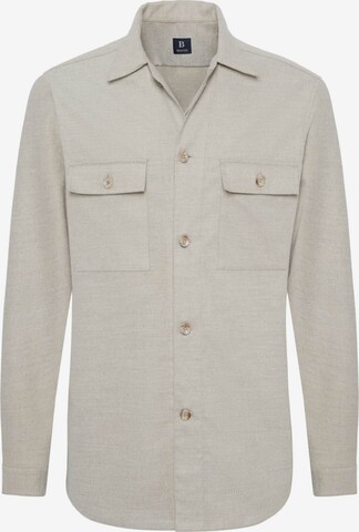 Boggi Milano - Regular Fit Camisa em cinzento: frente