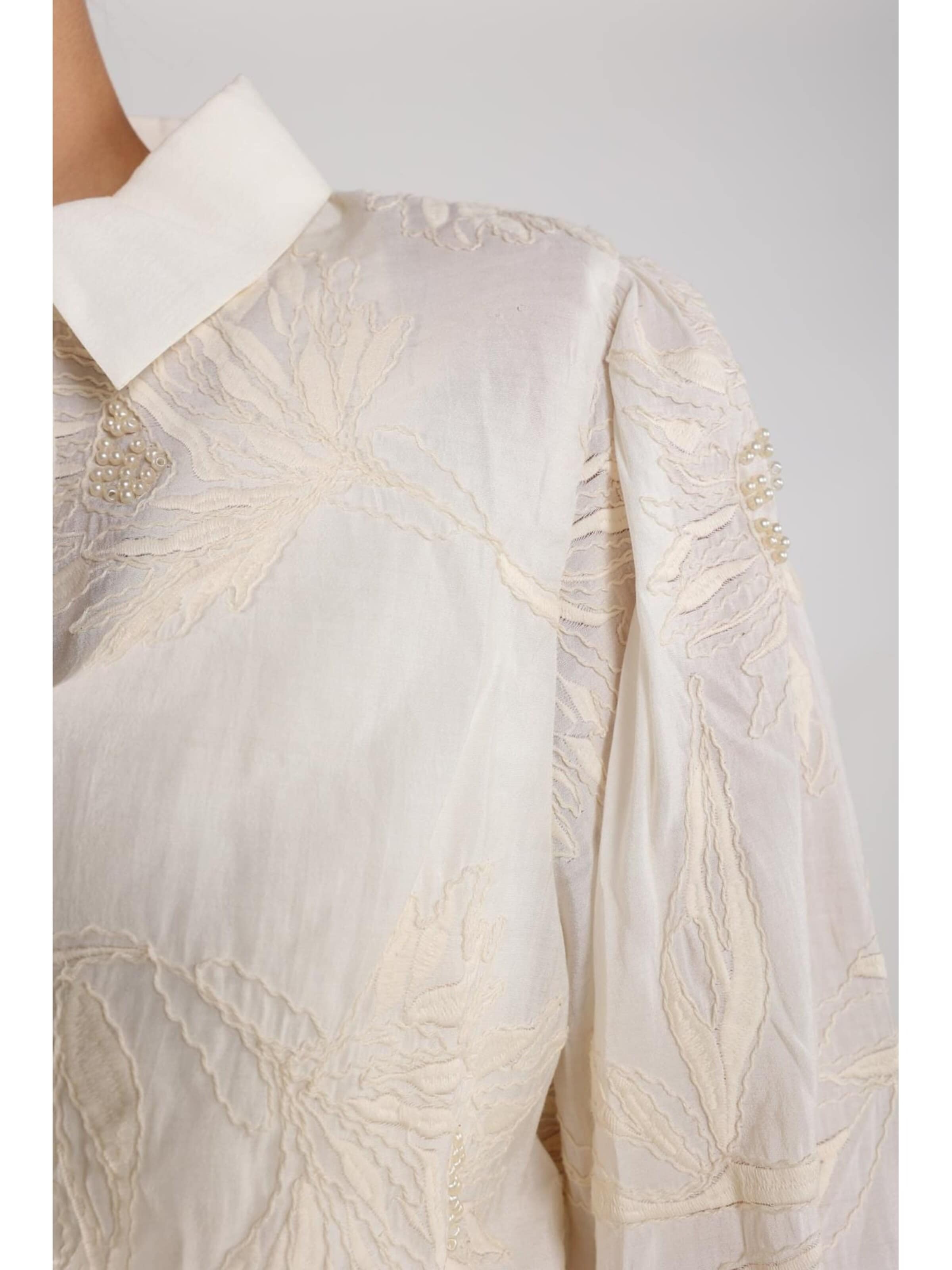 nukus Blouse 'Avy' in Beige