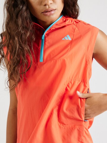 ADIDAS PERFORMANCE Sportovní top 'Adizero' – červená